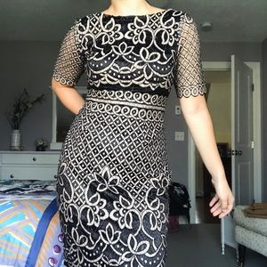Eliza J Lace Sheath Dress